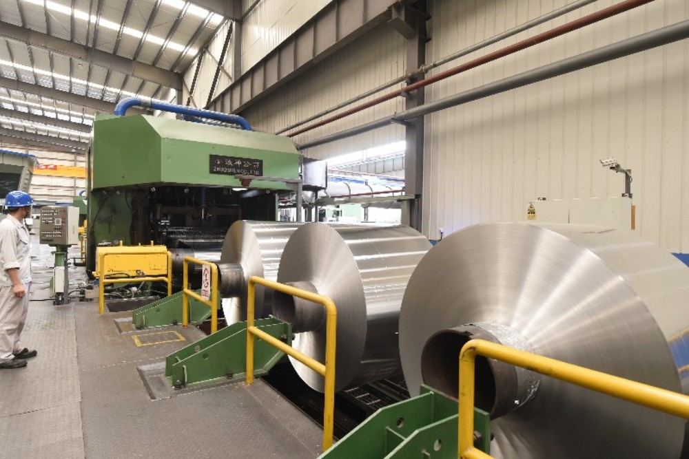 cold rolled line-aluminum foil production process