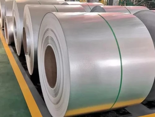 smooth brushed aluminum coil